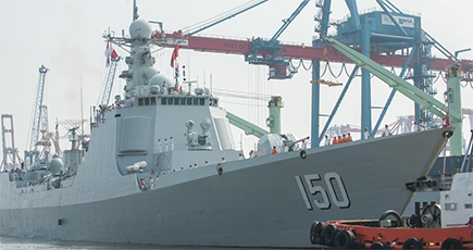 中国海軍艦隊、インドネシア友好訪問