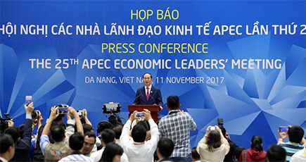 APEC第25回非公式首脳会議が宣言を採択