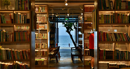 海の見える本屋でまったり読書