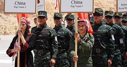 中国武装警察の代表チーム、国際特殊部隊競技会に参加