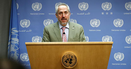 国連事務総長、米国のイラン核合意離脱に「深く憂慮」