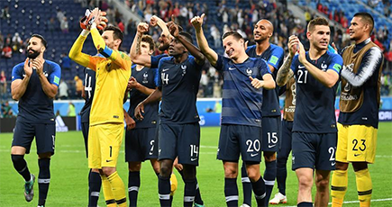 【Ｗ杯ロシア大会】フランスが決勝進出 ３大会ぶり３度目