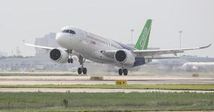 大型旅客機「Ｃ９１９」、上海から山東省東営市までの試験飛行成功