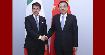 李克強総理、イタリアのコンテ首相と会見
