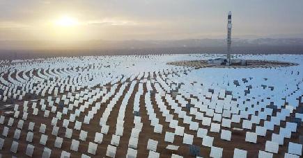 １０万キロワット級の太陽熱発電所、敦煌に完成