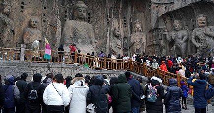 河南省、春節連休中の観光収入が１８０億元以上に