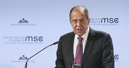 ロシア外相「２１世紀は各国が連携し危機の解決を」　ミュンヘン安全保障会議