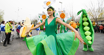 北京園芸博、フロートパレードが目玉の一つに