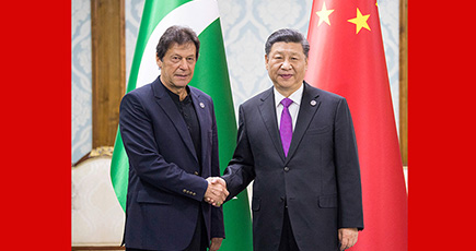 習近平主席、パキスタン首相と会見