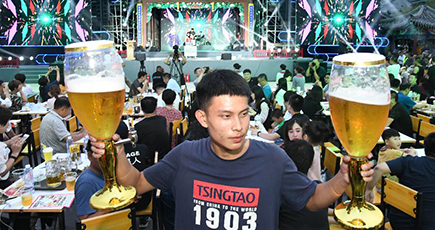 第２９回青島国際ビール祭り、即墨古城会場がオープン
