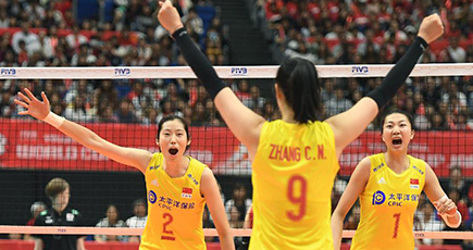 中国、日本に勝利　女子バレーＷ杯１次リーグ