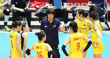 中国、米国に勝利　女子バレーＷ杯２次リーグ