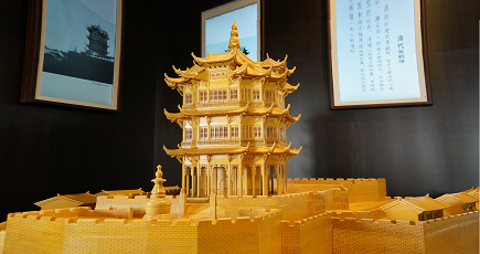 宋代と清代の黄鶴楼、精巧な模型で再現　湖北省