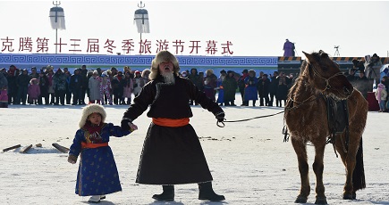 ヘシグテン旗の冬季観光フェスタが開幕　内モンゴル自治区