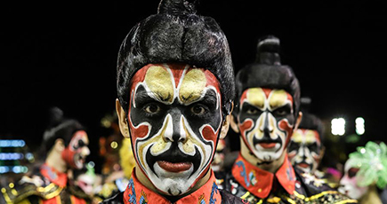 特集：中国がテーマのパレード、ブラジルのカーニバル賑わす