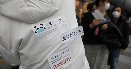 東京で「パンダ」がマスク配布　在日華僑・華人が日本の人々に恩返し