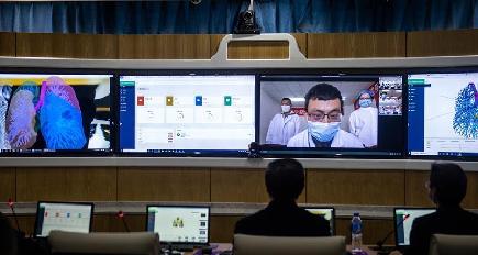 雲南省の医師、３Ｄ技術を使って新型肺炎患者の肺を診察