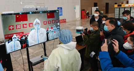 武漢市の臨時医療施設１棟が閉鎖を発表