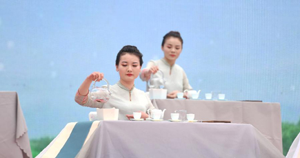 「中国白茶の里」で第９回白茶開茶節開催　福建省福鼎市
