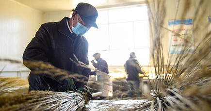 貧困扶助工場の生産が本格化　内モンゴル自治区化徳県