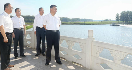 習近平氏、安徽省を視察