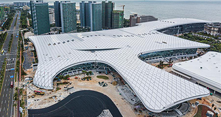 海南国際会展センター、第２期主要工事が完工