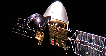 探査機「天問１号」、深宇宙での「自撮り」画像を初公開