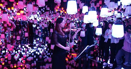 デジタルアート美術館でクラシックコンサート開催　上海市