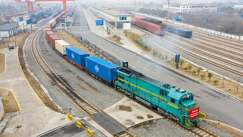 南京始発の中欧班列、貨車数が３万両を突破
