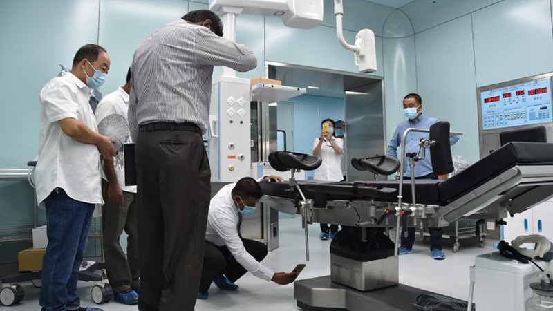 中国の援助で建設、スリランカ国家腎臓病病院が完成