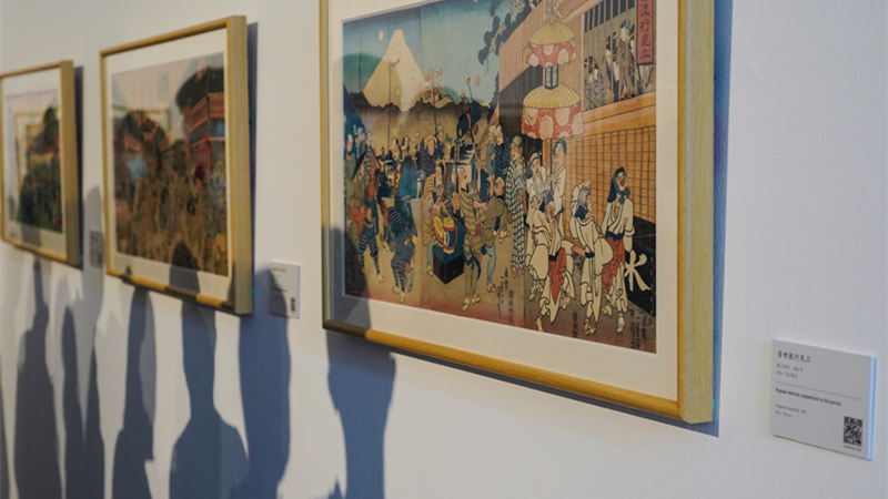 北京で浮世絵の展覧会　「神奈川沖浪裏」など約１００点を展示