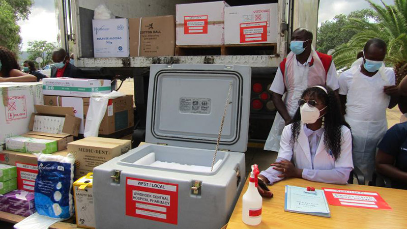 ナミビア、中国製ワクチンの接種開始