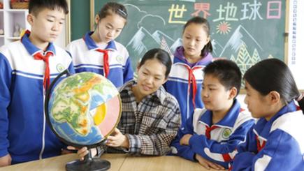中国各地の学校でアースデイの関連行事