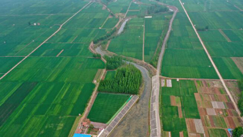 河道と調整池の整備で地域が発展　山東省済南市