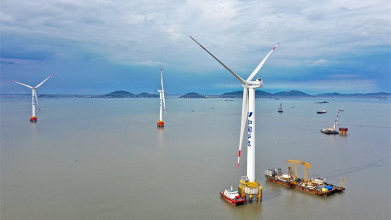 中国初の洋上風力発電制御システム国産ユニットが稼働