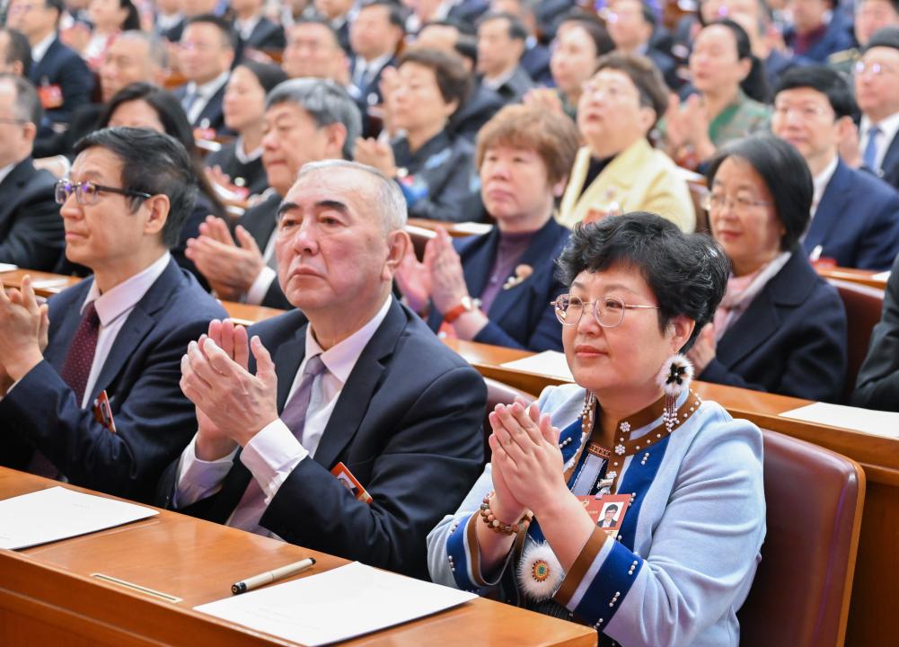 政協第14期全国委第3回会議、第2次全体会議を開催